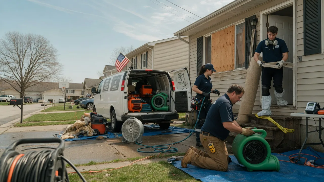 Water Damage Restoration in Broken Arrow, OK near me